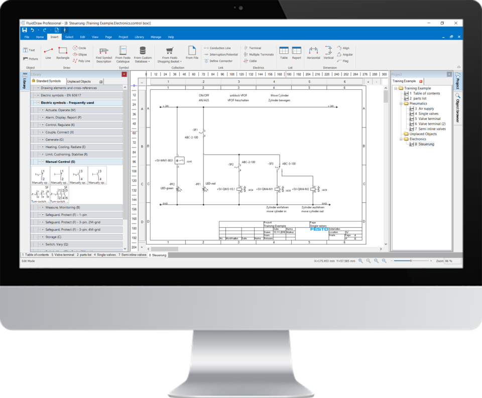 screenshot of FluidDraw P6